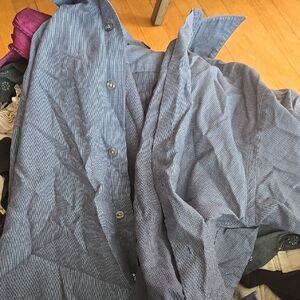 Men's Blue Dress Shirt